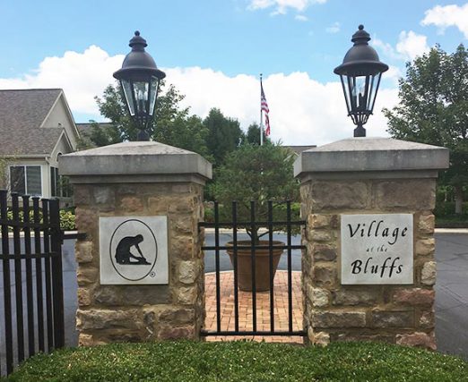 Village at the Bluff Entrance